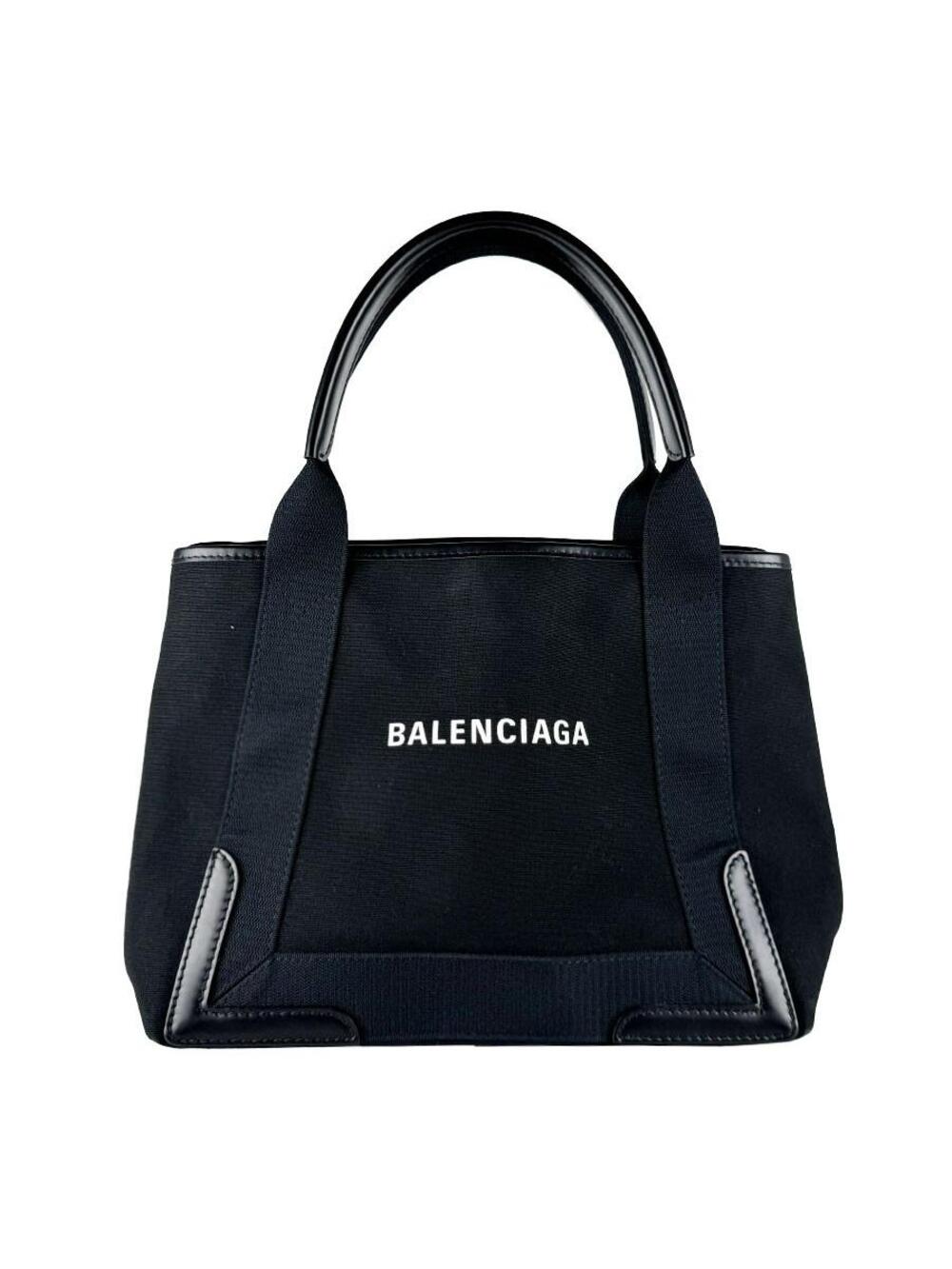 Auth Balenciaga Navy Cabas S Handbag #344972B41B